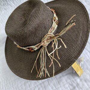 Sun 'N Sand Woven Sun Hat...New with tags